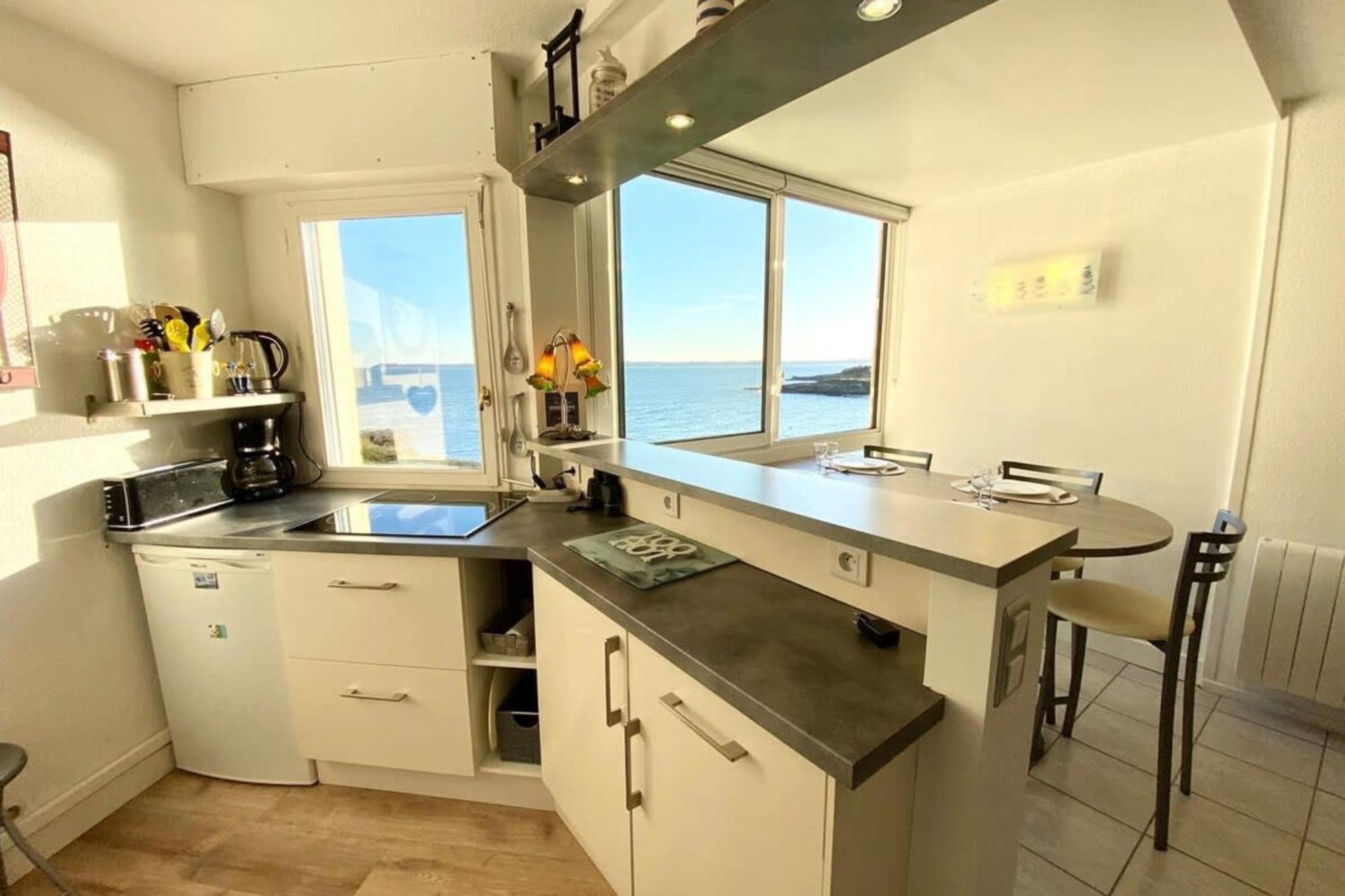Superbe T3 Cosy Vue Mer 180 Пломер Екстериор снимка