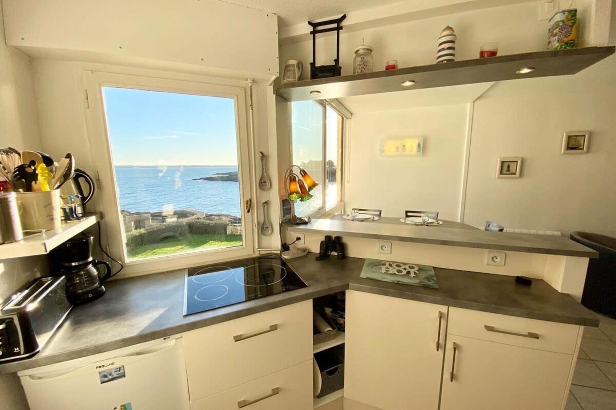 Superbe T3 Cosy Vue Mer 180 Пломер Екстериор снимка