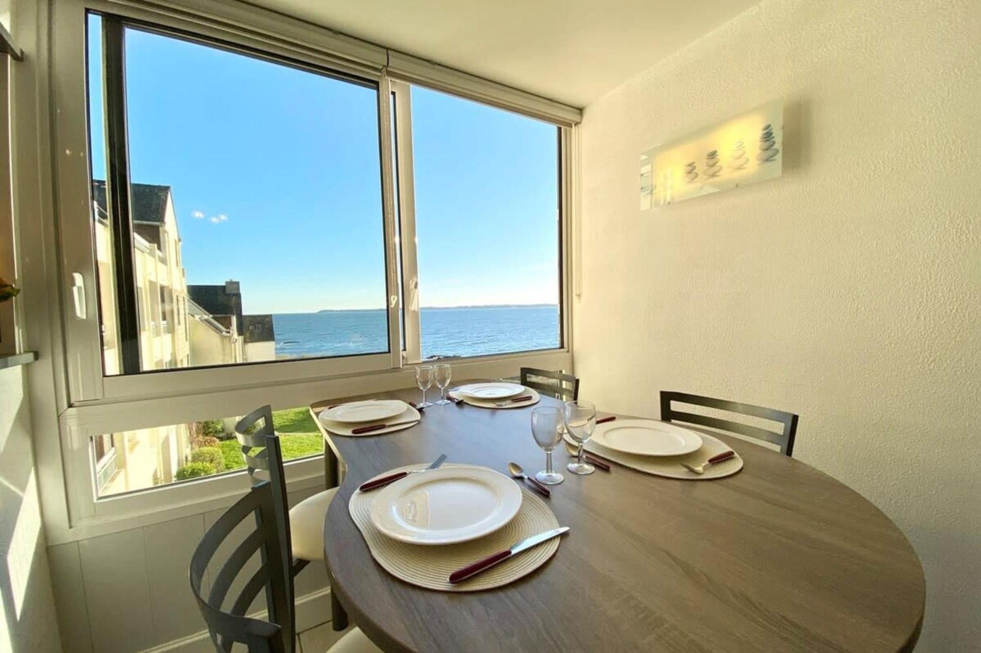 Superbe T3 Cosy Vue Mer 180 Пломер Екстериор снимка
